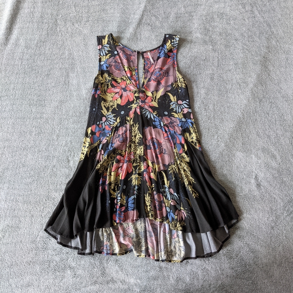 Free People Boho Mini Floral Dress